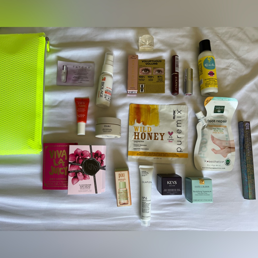 Ulta prestige beauty bundle- ouai, urban decay, too faced, Estée Lauder, pixie..